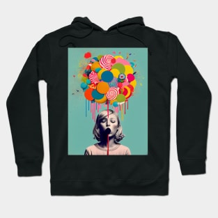 Modern woman in pop-art style Hoodie